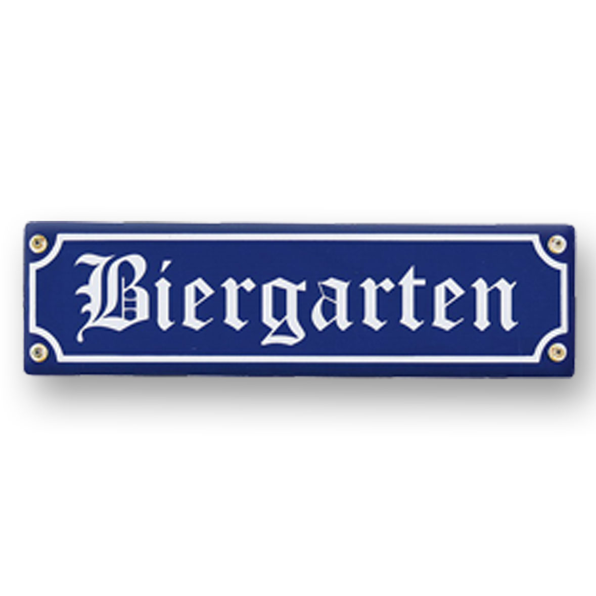 Holzschild Biergarten