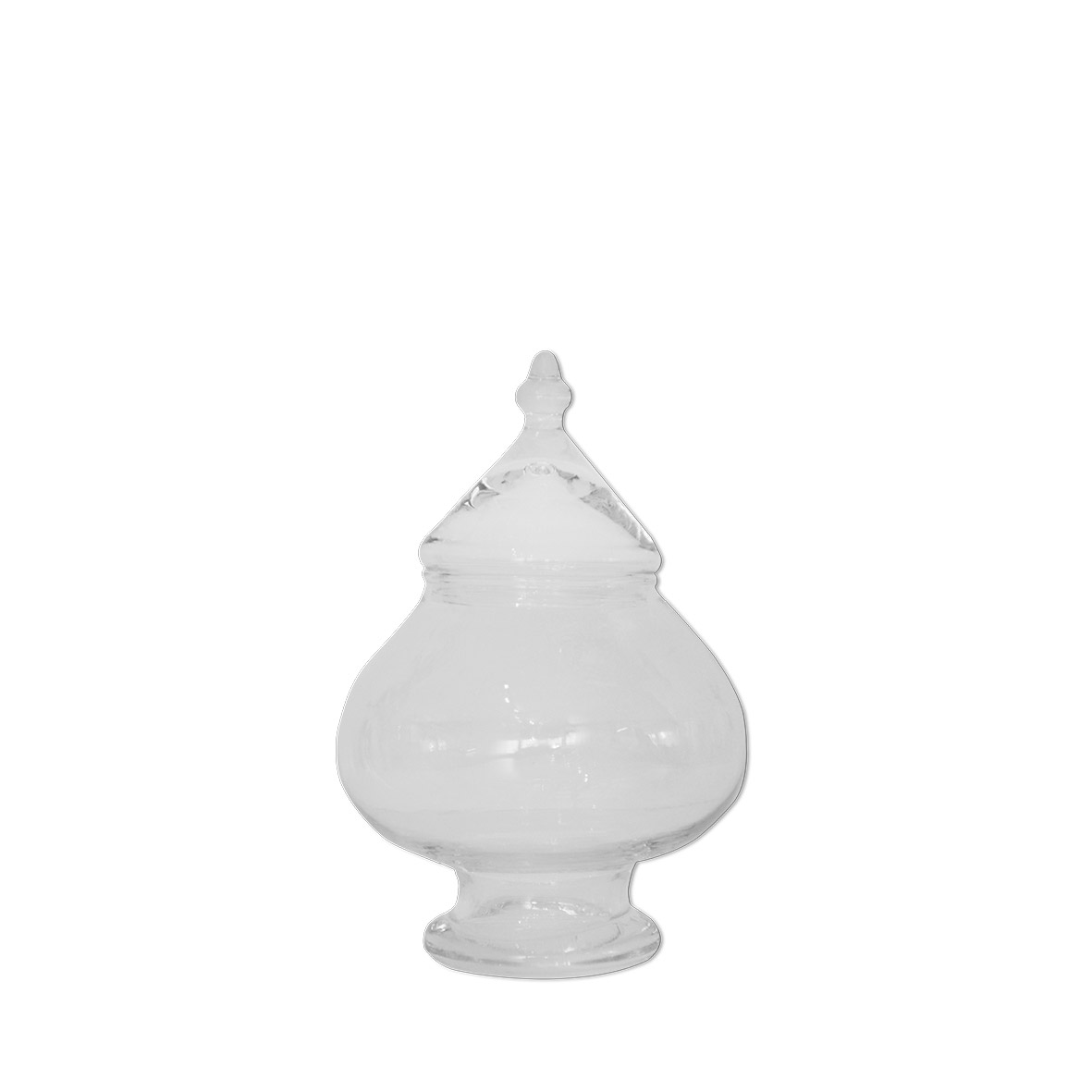 Bonboniere mit Deckel Glas klar Candybar Saltybar mieten Hochzeit, Feier
