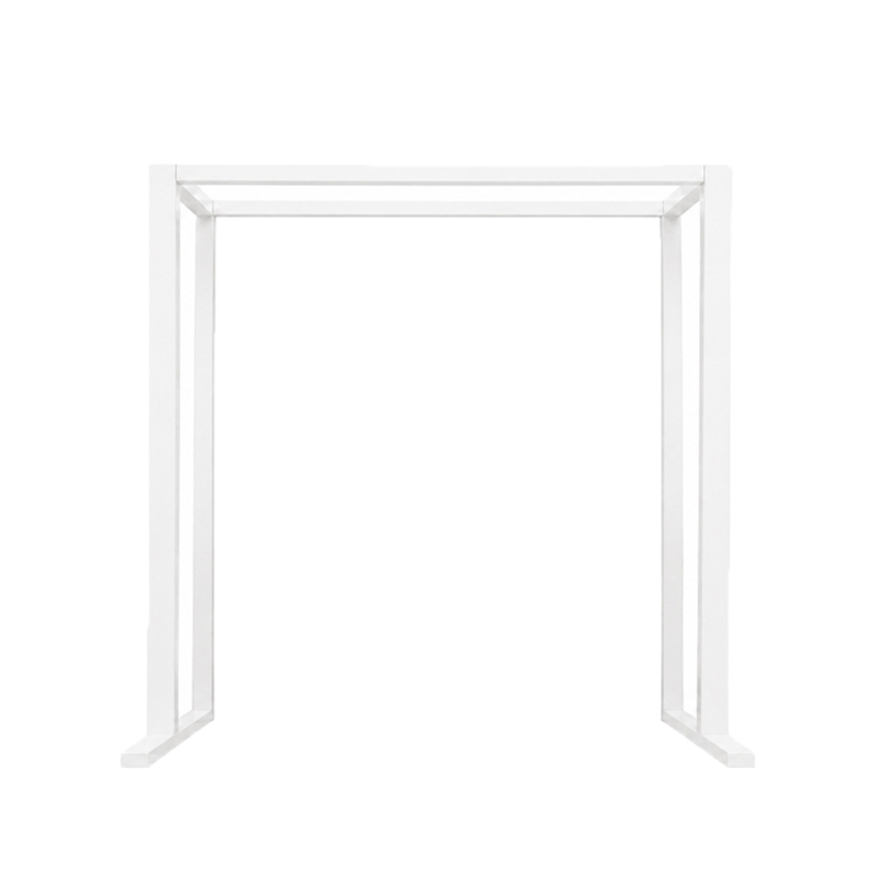 Traubogen Holz weiss eckig 2m Hochzeit Freie Trauung [mieten] 3