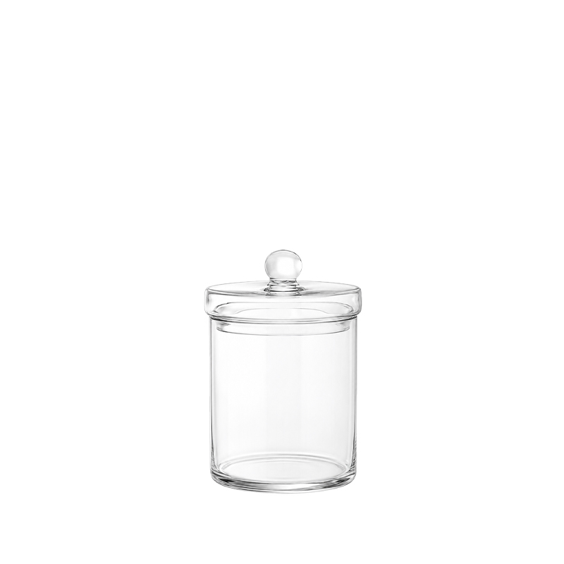 Bonboniere mit Deckel Glas klar Candybar Saltybar mieten Hochzeit, Feier