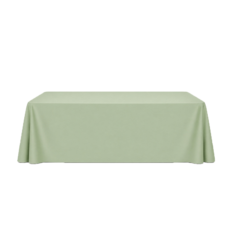 Tischdecke_Polyester_rechteckig_1,50x2,60cm_dustygreen_grün_mieten_I_Verleih_Hochzeit_Feier_Event_Geburtstag_Catering_Firmenevent