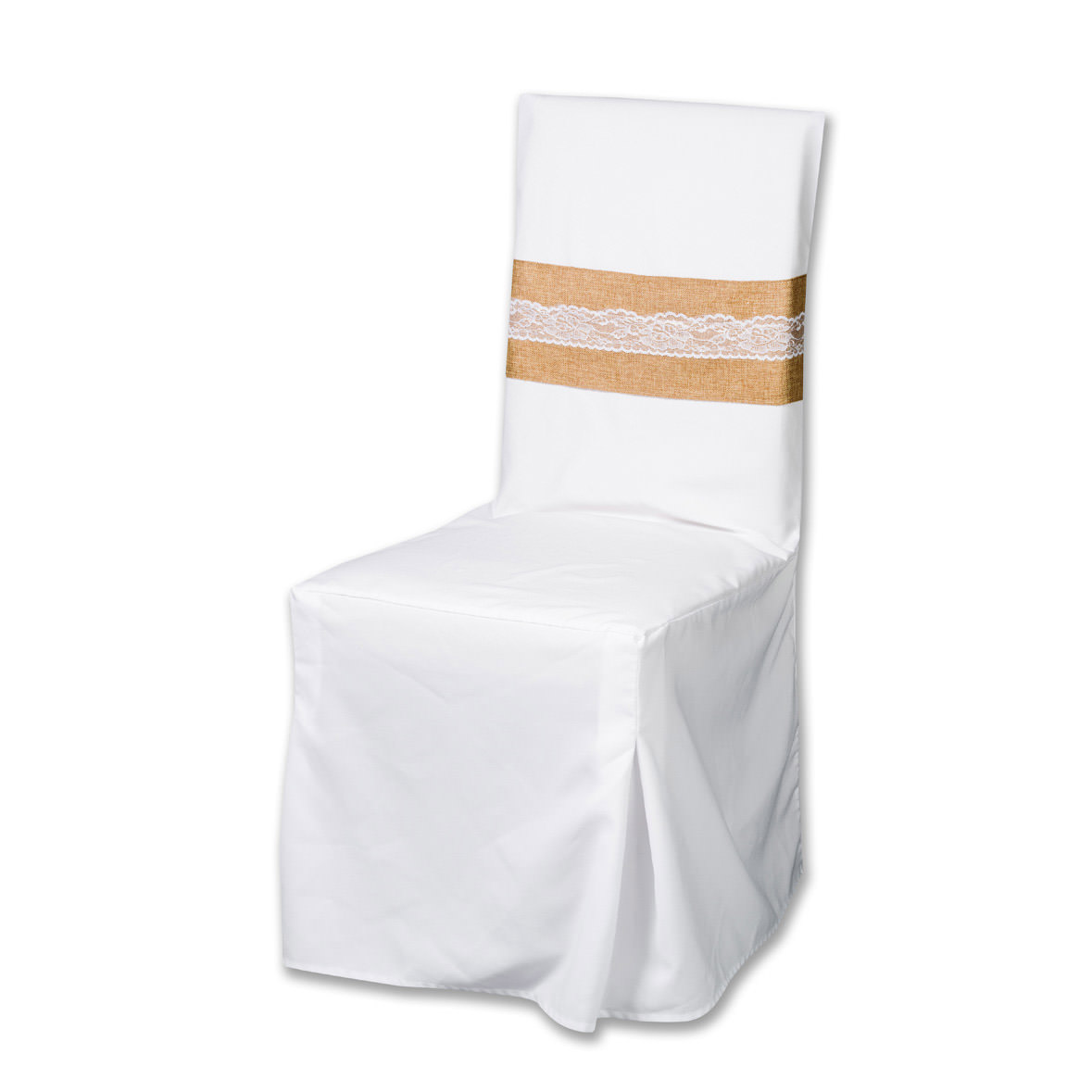 Stuhlhusse weiss Polyester Hochlehner Stühle | mieten Verleih Hochzeit Feier Event Veranstaltung_5
