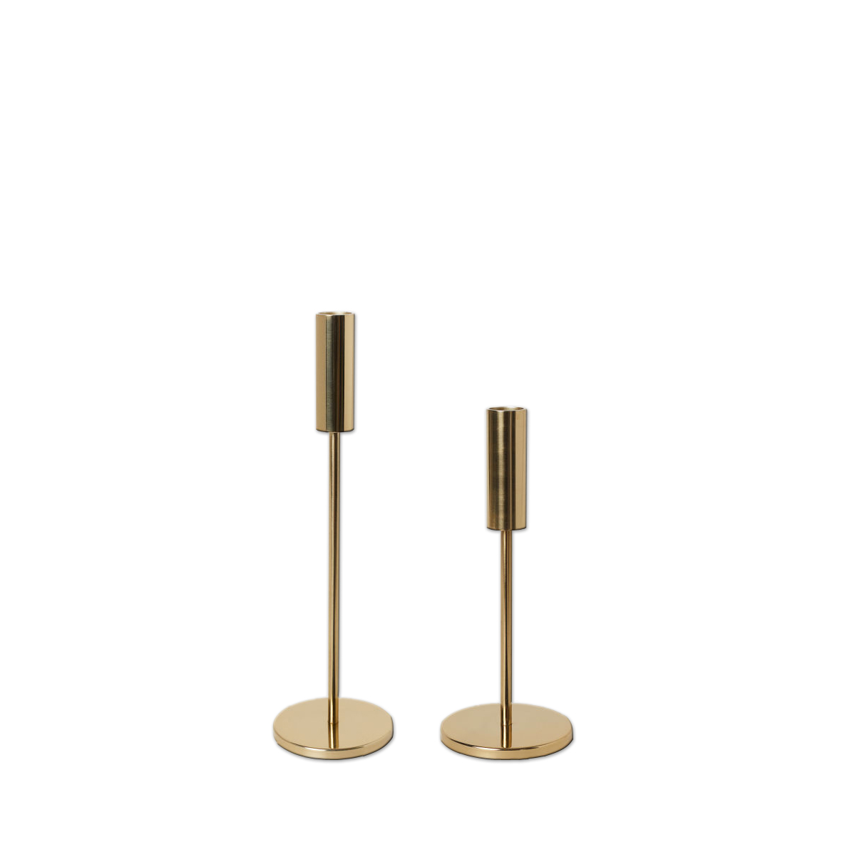 Kerzenständer | Kerzenleuchter 1-arm gold | Kerzenhalter | Kerzenleuchter Hochzeit und Feier mieten