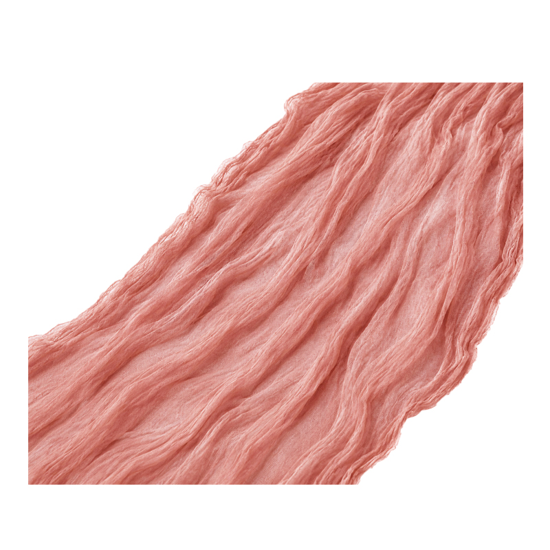 Tischläufer Musselin 300 x 80 cm in dusty mauve zur Miete für Catering