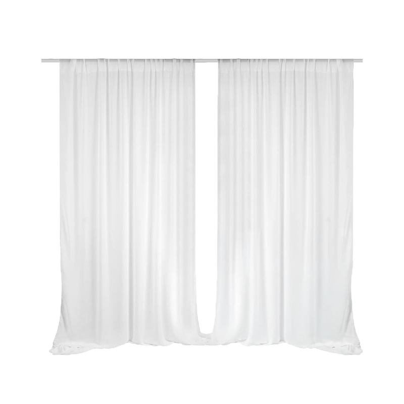 Traubogen Fotobox Hintergrund Vorhang Polyester weiss Verleih | Hochzeit Event Freie Trauung [mieten]