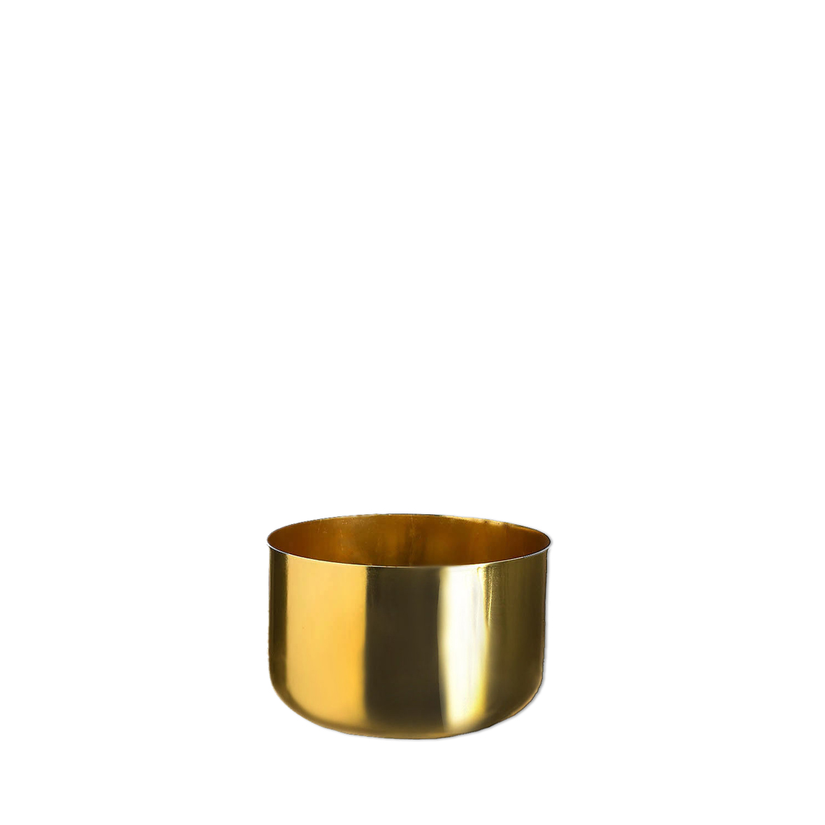 Kerzenschale Kerzenhalter Metall gold für Stumpenkerzen mieten Hochzeit, Feier, Event