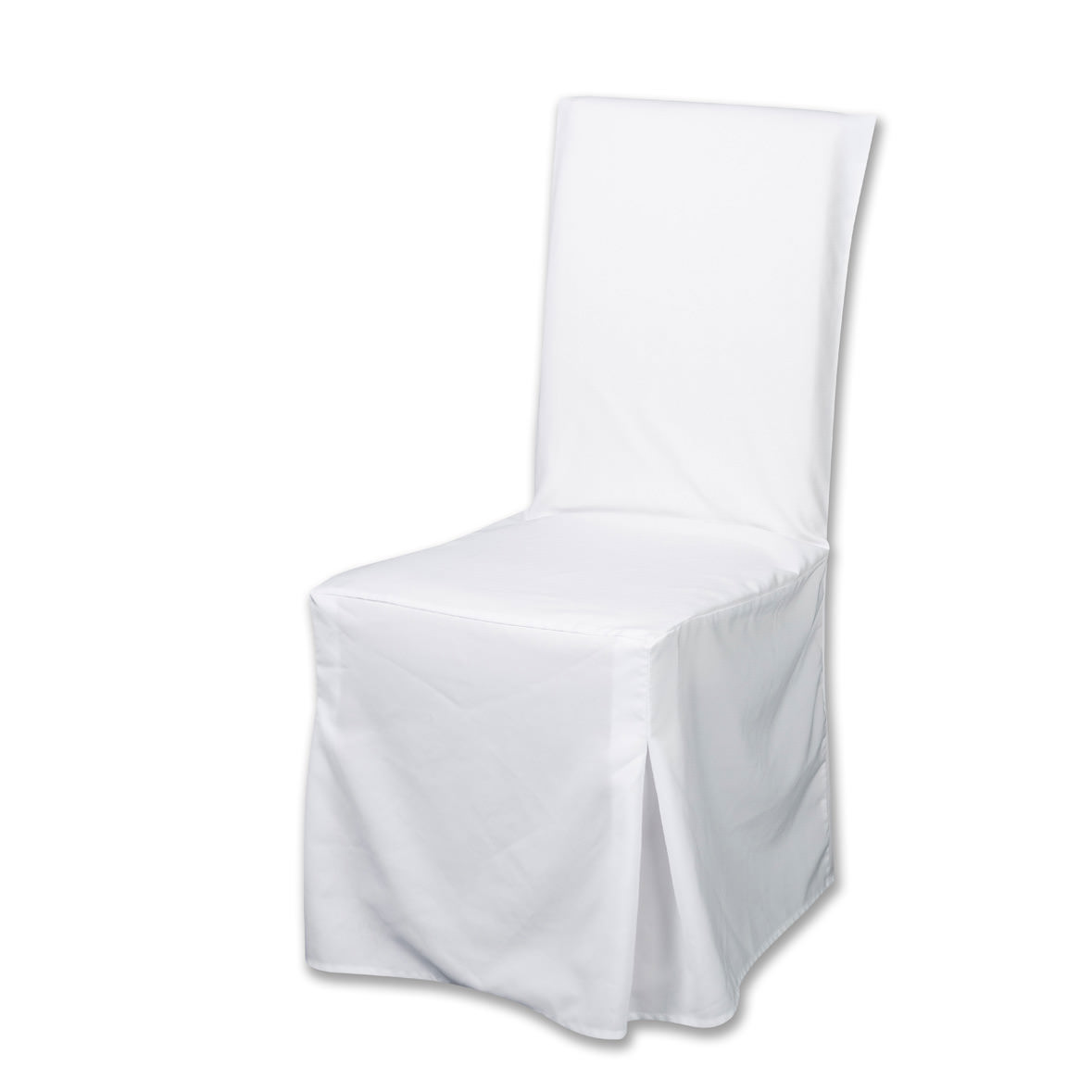 Stuhlhusse weiss Polyester Hochlehner Stühle | mieten Verleih Hochzeit Feier Event Veranstaltung_2