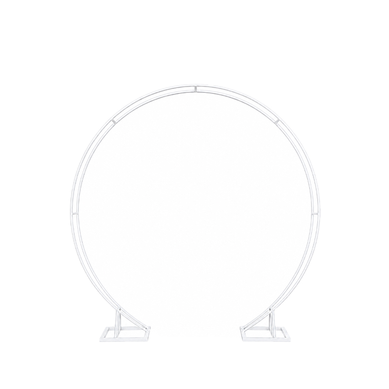 Traubogen Hoop Ring Reif weiss für Hochzeit freie Trauung mieten
