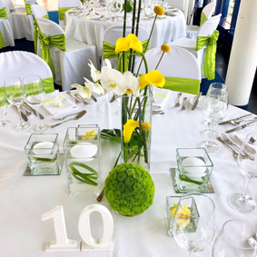 Vase Square Würfel Glas klar mieten Deko Event, Veranstaltung, Hochzeit_2