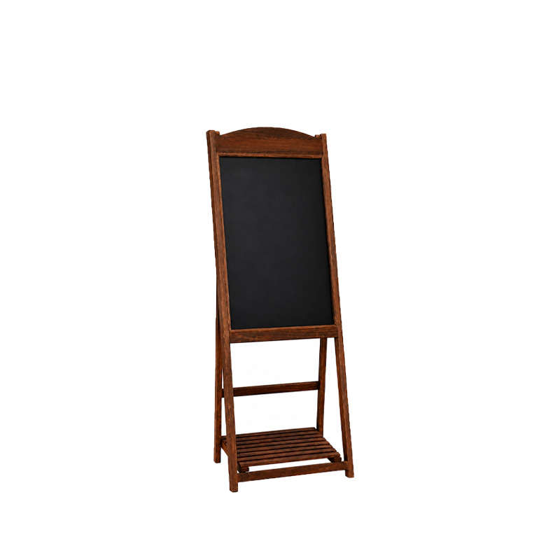Holztafel Aufsteller braun zum Beschriften Eingang Willkommensschild Hochzeit und Event [mieten]