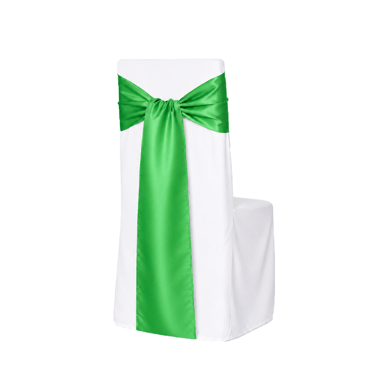 Schleifenband für Stuhlhusse | Satin 275x20cm | grün | Verleih Hochzeit Veranstaltung Geburtstag