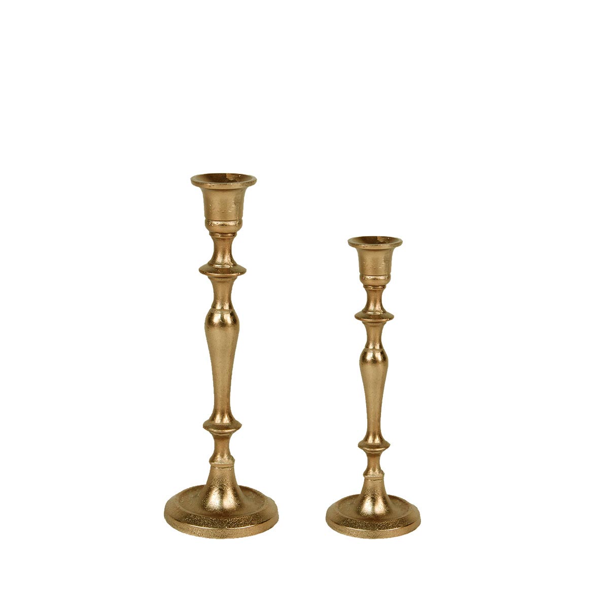 Kerzenständer | Kerzenleuchter | Kerzenhalter 1-arm gold  mieten für Hochzeit, Feier, Veranstaltung
