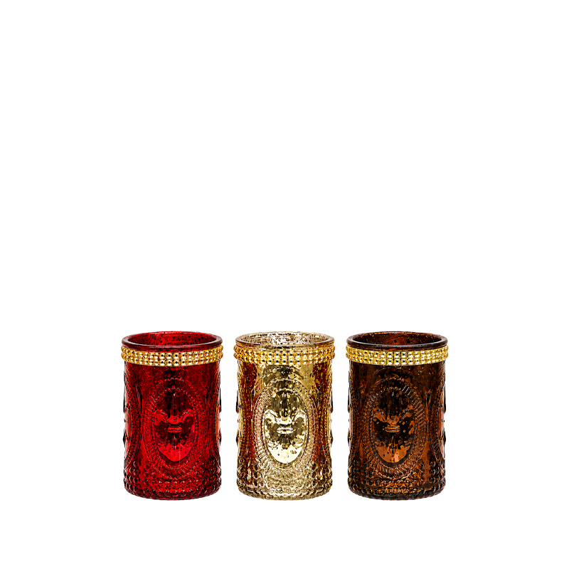 Vase/ Teeliichthalter Diamant Orient Mottodeko Hochzeit Deko mieten
