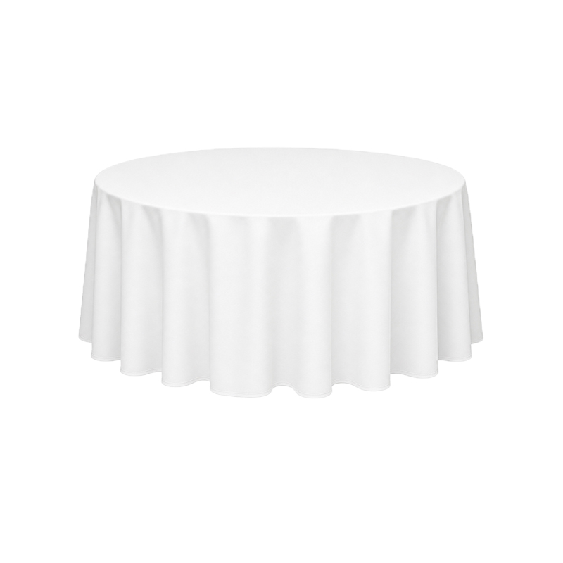 Tischdecke_Baumwolle_rund_280cm_weiss_mieten_I_Verleih_Hochzeit_Feier_Event_Geburtstag_Catering_Firmenevent