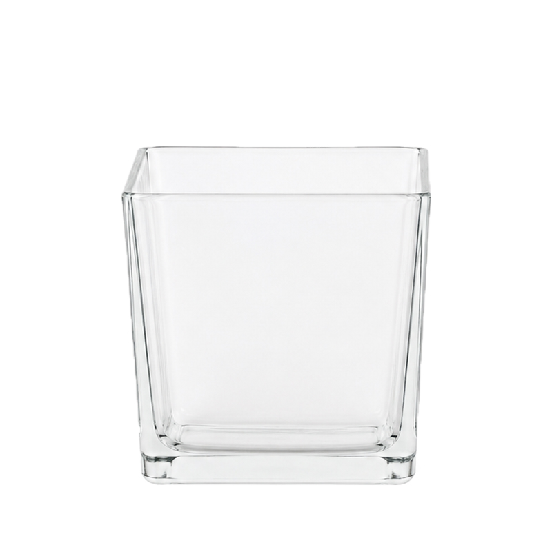 Würfelvase groß Glas klar mieten Deko Säule Bühne Veranstaltung