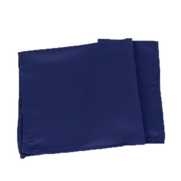 Serviette Lamour Satin edel elegant dunkelblau | nachtblau | navy blue | mieten für Hochzeit, Geburtstag, Event2