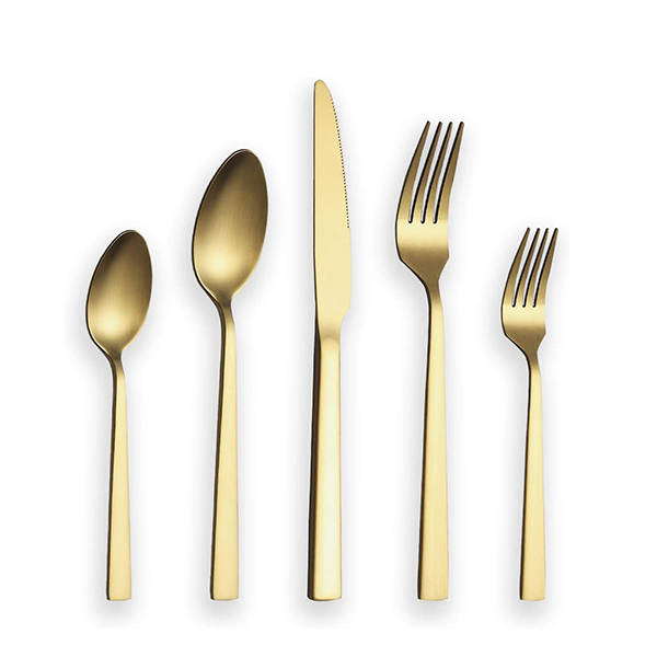 Besteck_Elegant_Gabel_Messer_Loeffel_Dessertgabel_Dessertloeffel_Kaffeeloeffel_gold_Set_5-teilig_mieten_Verleih_Hochzeit_Firmenfeier_Geburtstag_1