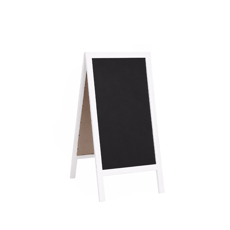 Holztafel Aufsteller weiss zum Beschriften Eingang Willkommen Hochzeit und Geburtstag [mieten]