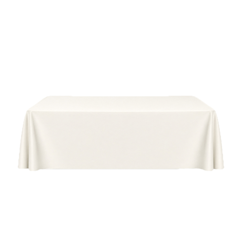Tischdecke_Polyester_rechteckig_150x260cm_ivory_mieten_I_Verleih_Hochzeit_Feier_Event_Geburtstag_Catering_Firmenevent