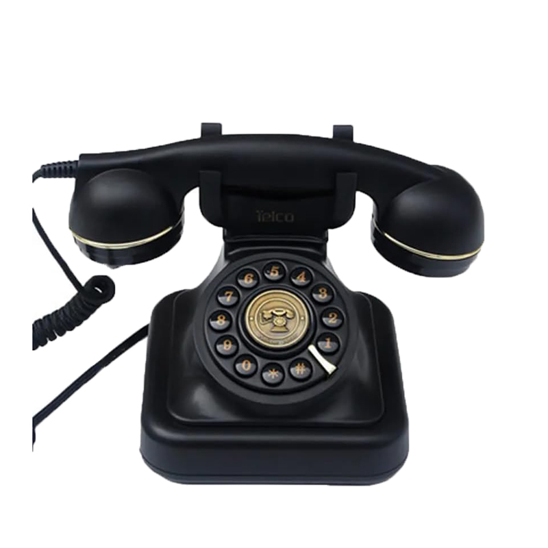 Telefon Audio Gästebuch | Retro schwarz mieten | Verteih Hochzeit, Geburtstag, Event, Feier