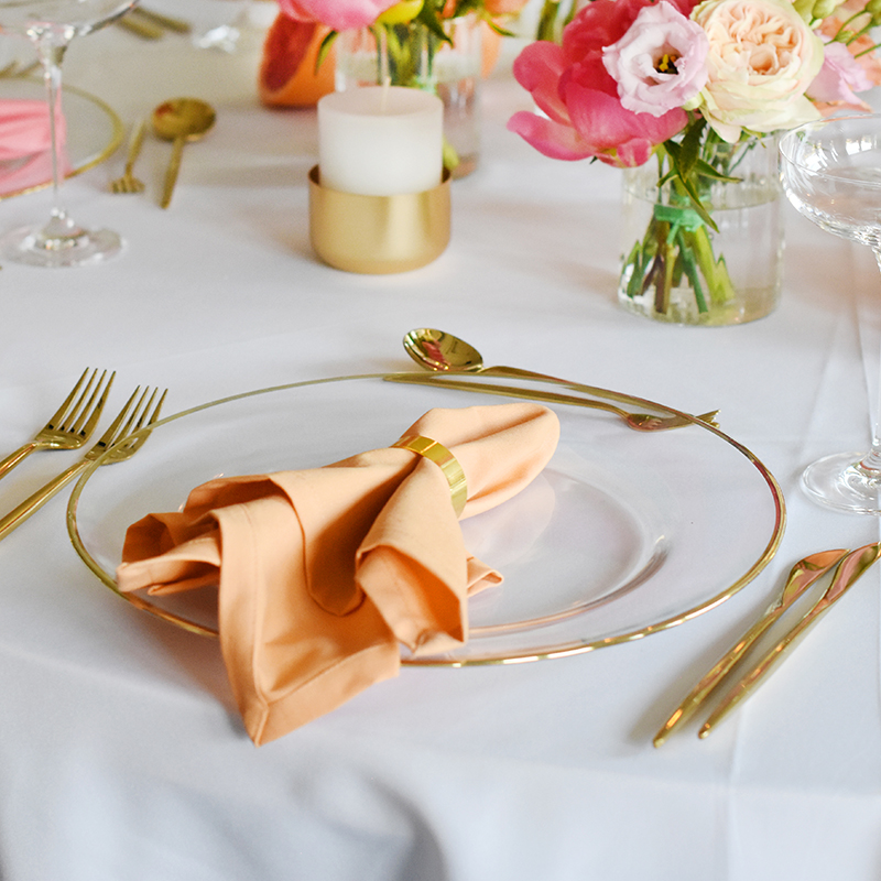 Serviette_Leinen_apricot_mieten
