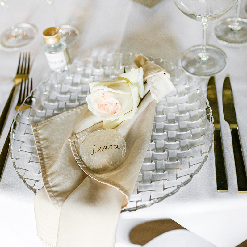 Serviette Polyester beige natur mieten | Verleih Hochzeit Event geburtstag Feier