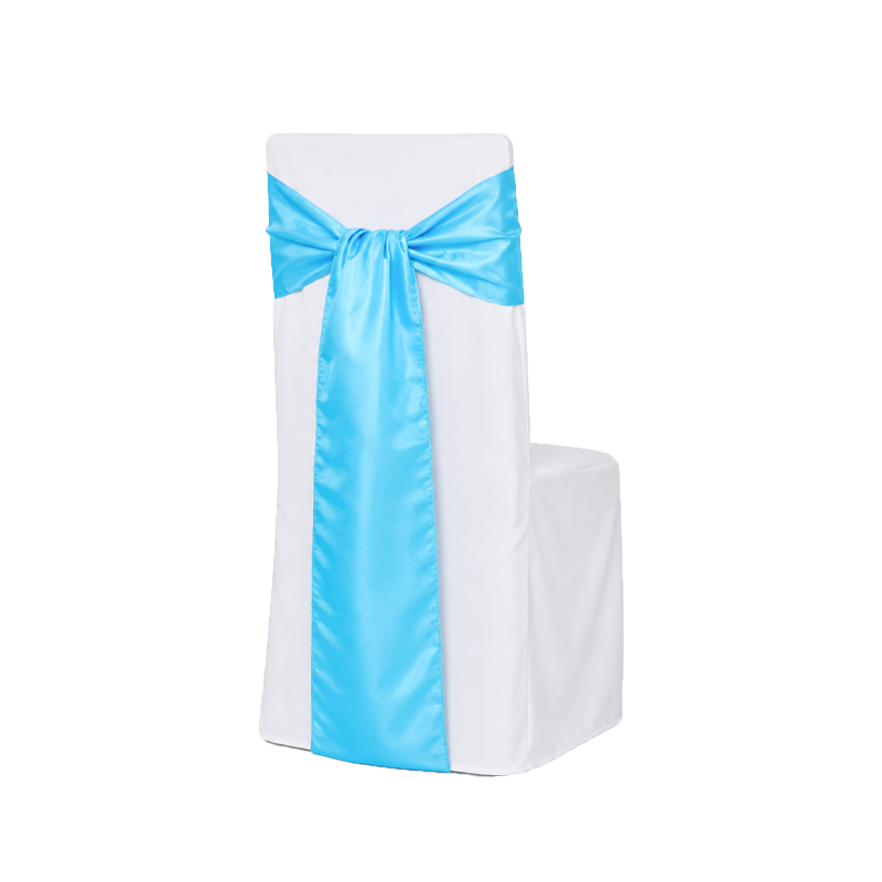Schleifenband für Stuhlhusse | Taft 275x20cm | aqua | Verleih Hochzeit Veranstaltung Geburtstag