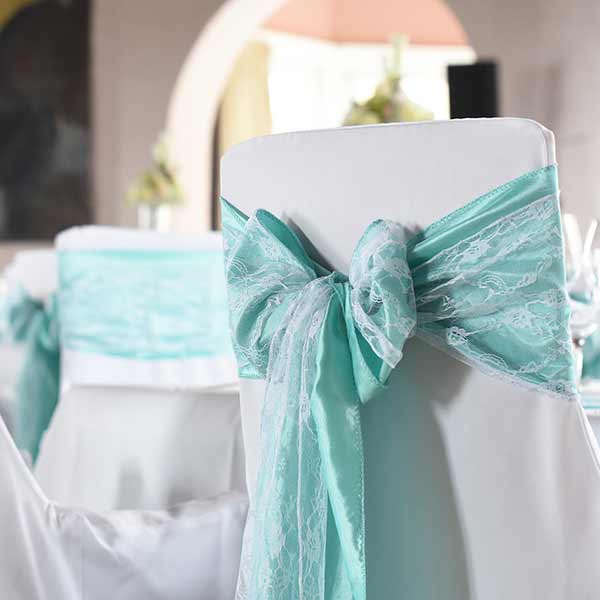 Schleifenband Taft/Satin Mint Muster