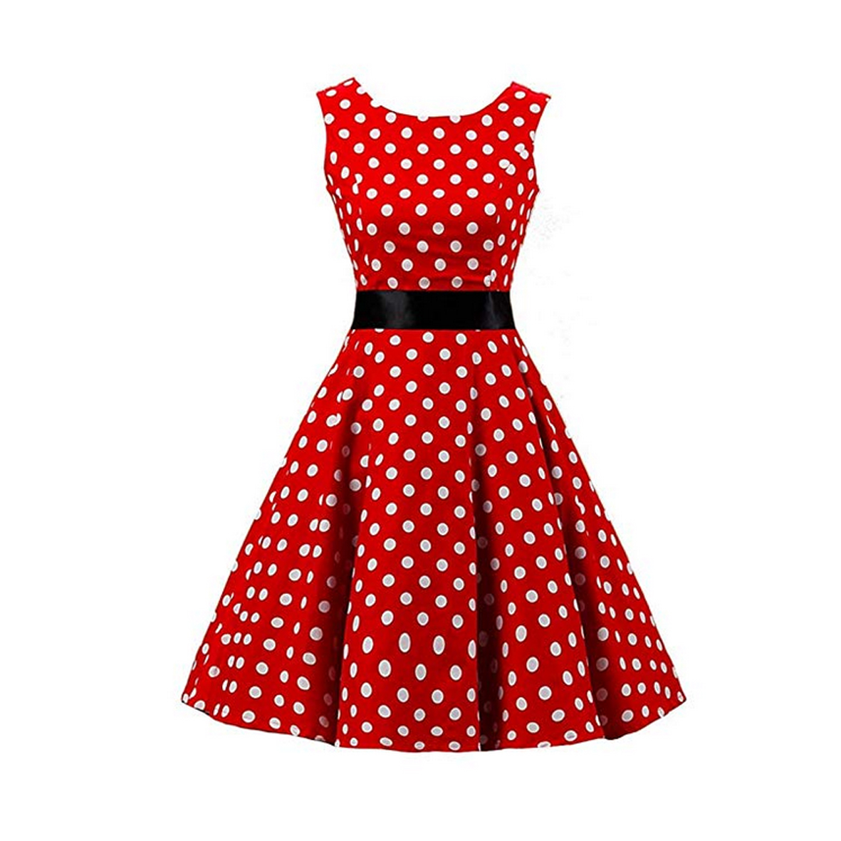 Kleid Rock N Roll gepunktet mieten