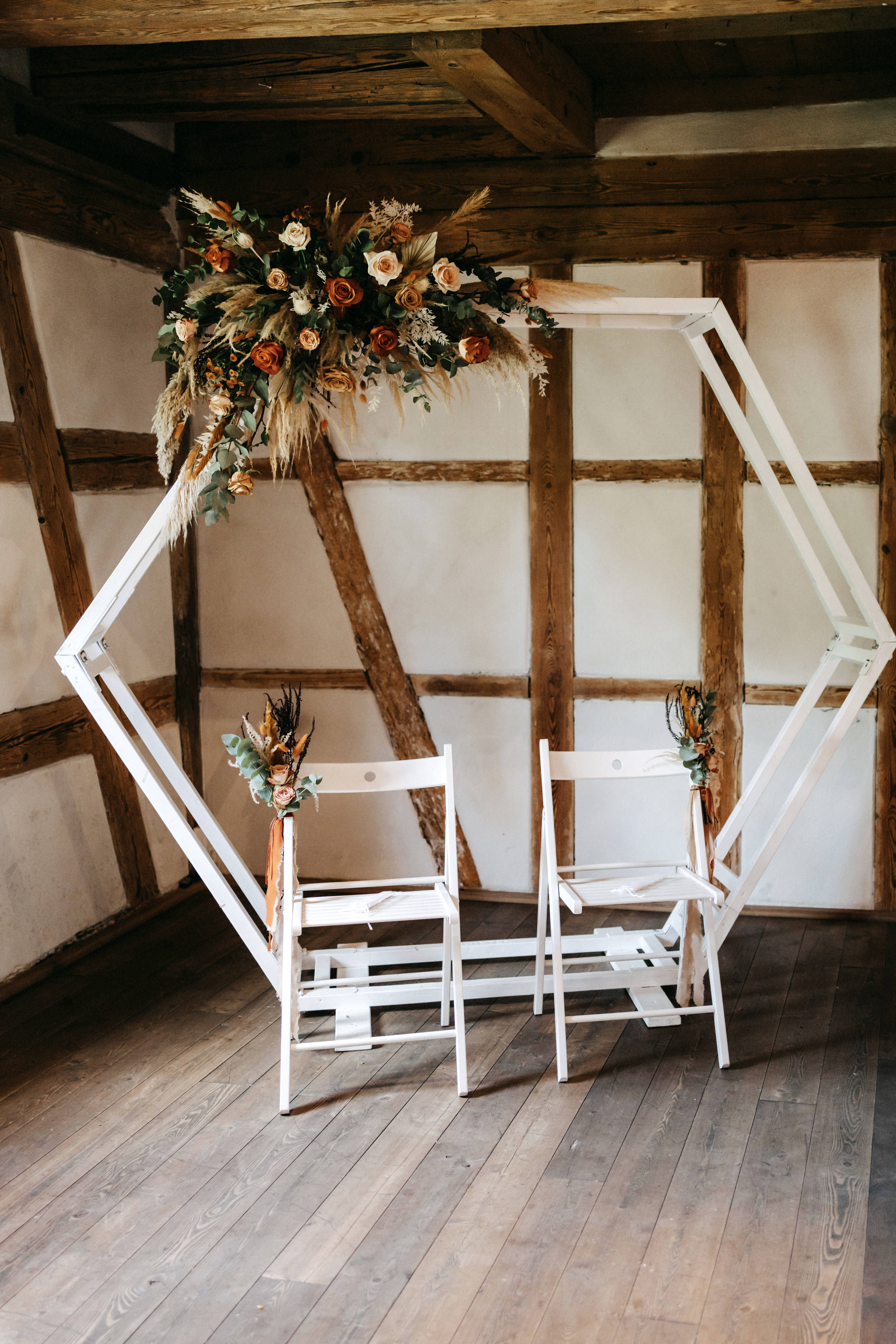 Hochzeit_Steinbachhof_Freie_Trauung_Traubogen_Hexagon_mieten