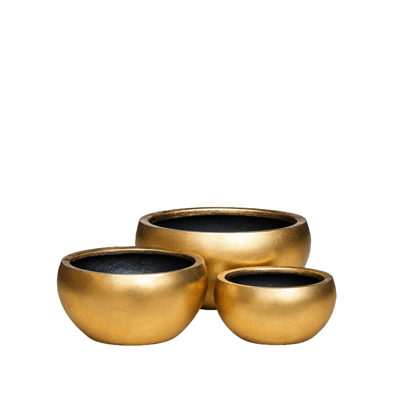 Dekoschale gold Polyresin mieten