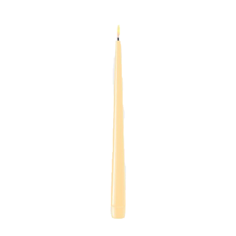 LED_Spitzkerze_gelb_Batterien_Akku_mieten_Hochzeit_Tischdeko