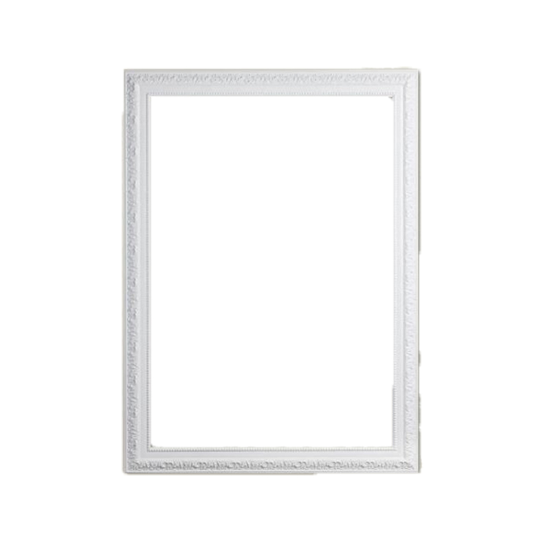 Bilderrahmen 60x80 cm Holz weiss [mieten]