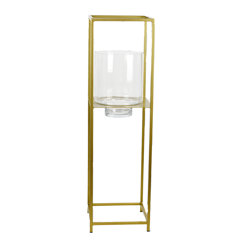 Blumenständer_Metallständer_Windlicht_stabil_gold_120cm_Dekoration_Hochzeit_mieten