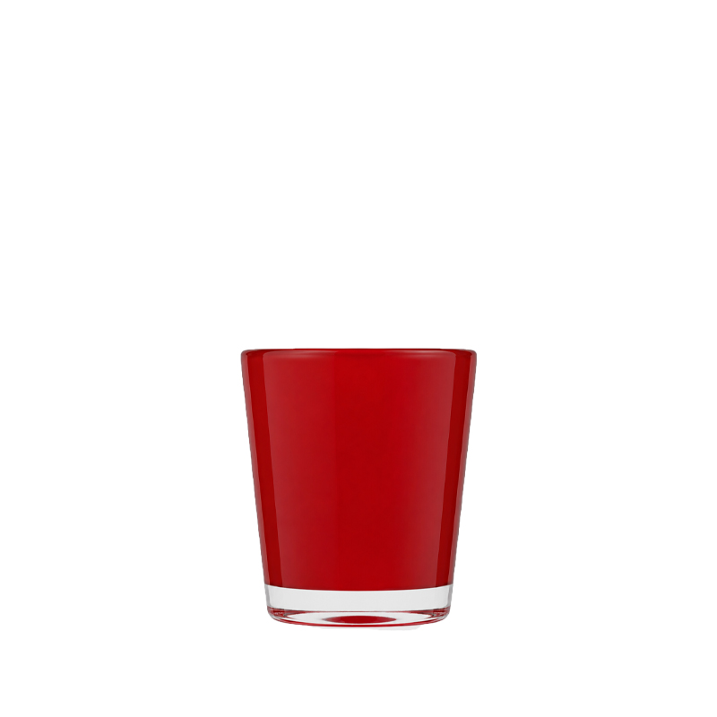 Vase konisch rot hochwertig mieten Tischdeko Hochzeit, Event, Feier