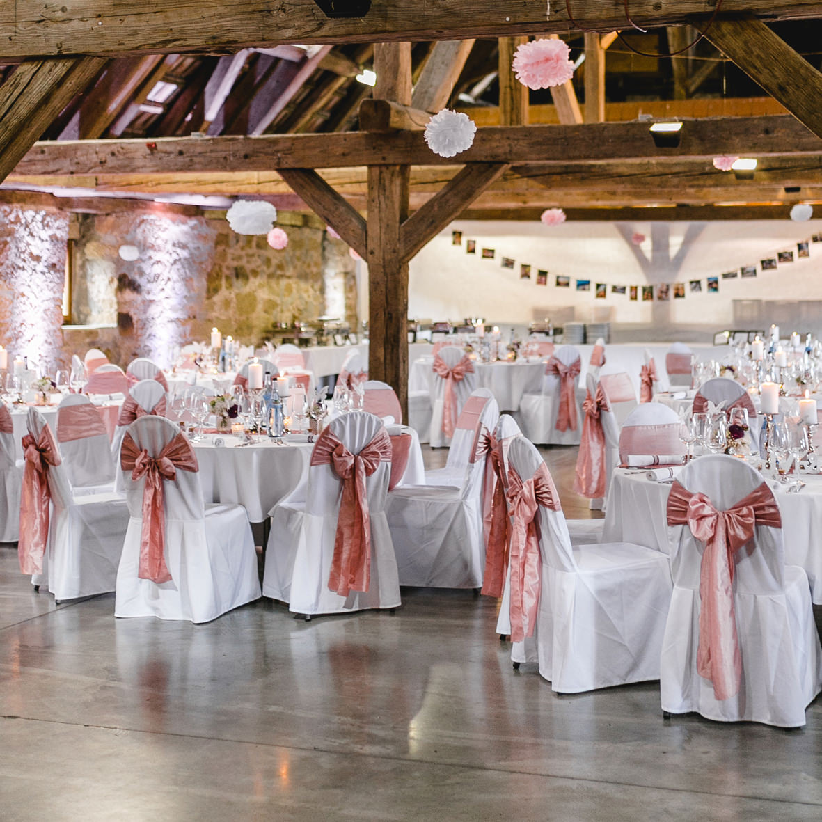 Stuhlhusse weiss für Bankettstuhl Stapelstuhl | mieten Verleih Hochzeit Feier Event_2