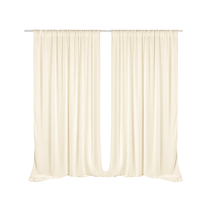 Traubogen Fotobox Hintergrund Vorhang Polyester weiss Verleih | Hochzeit Event Freie Trauung [mieten]
