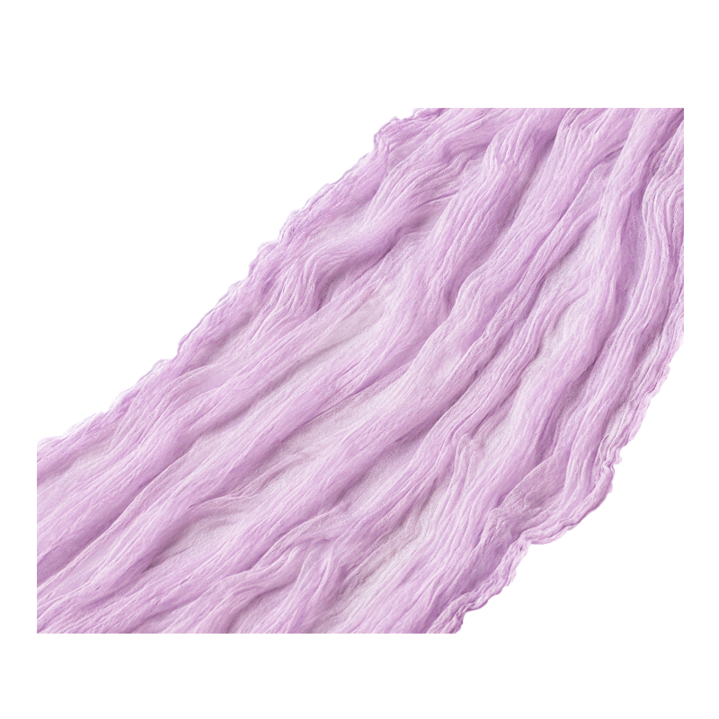 Tischläufer Musselin 300 x 80 cm in flieder | mieten für Hochzeit Event Geburtstag