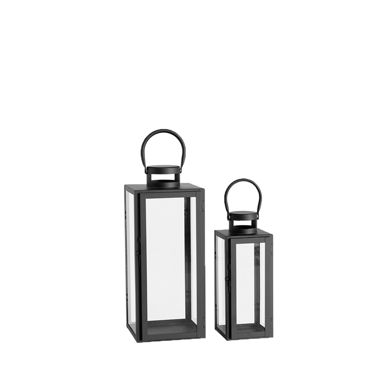 Laterne elegance modern, Metall schwarz mieten Hochzeit, Deko, Veranstaltung, Feier Verleih
