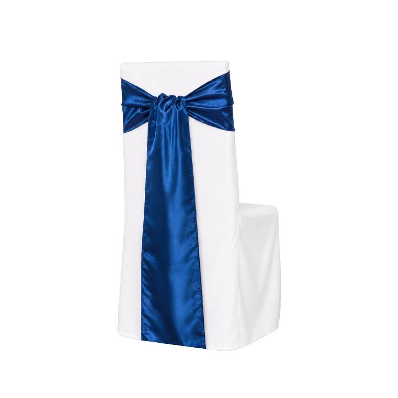 Schleifenband für Stuhlhusse | Taft 275x20cm | dunkelblau navy | Verleih Hochzeit Veranstaltung Geburtstag