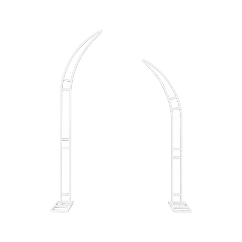 Backdrop Traubogen, Metall weiss 2-teilig Freie Trauung [mieten]