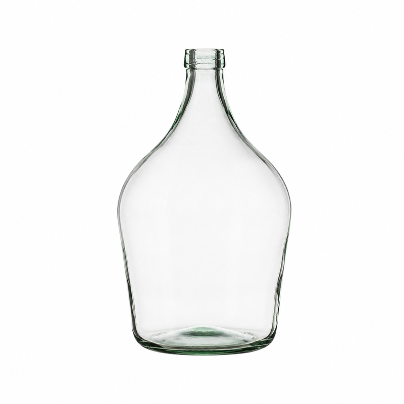 Ballon Vase, Glas klar (leicht grün) mieten Hochzeit