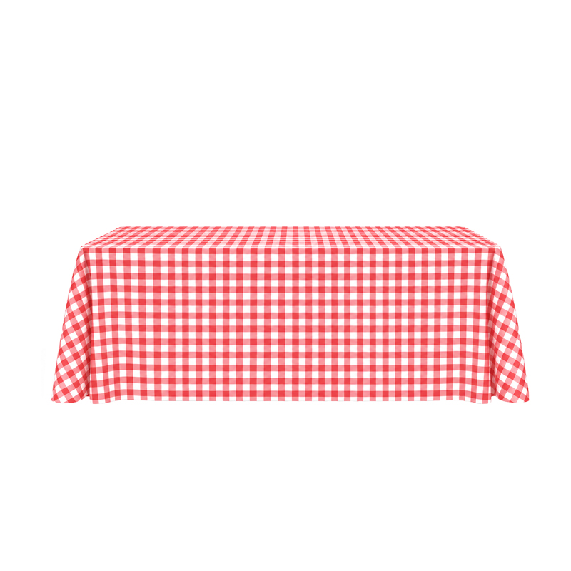 Tischdecke_Polyester_rechteckig_1,50x2,60cm_mediterran_rot_weiss_mieten_I_Verleih_Hochzeit_Feier_Event_Geburtstag_Catering_Firmenevent