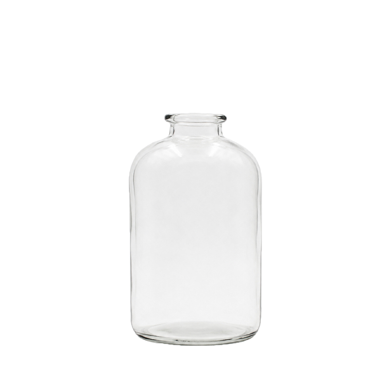 Flaschenvase gerade Glas klar [mieten]