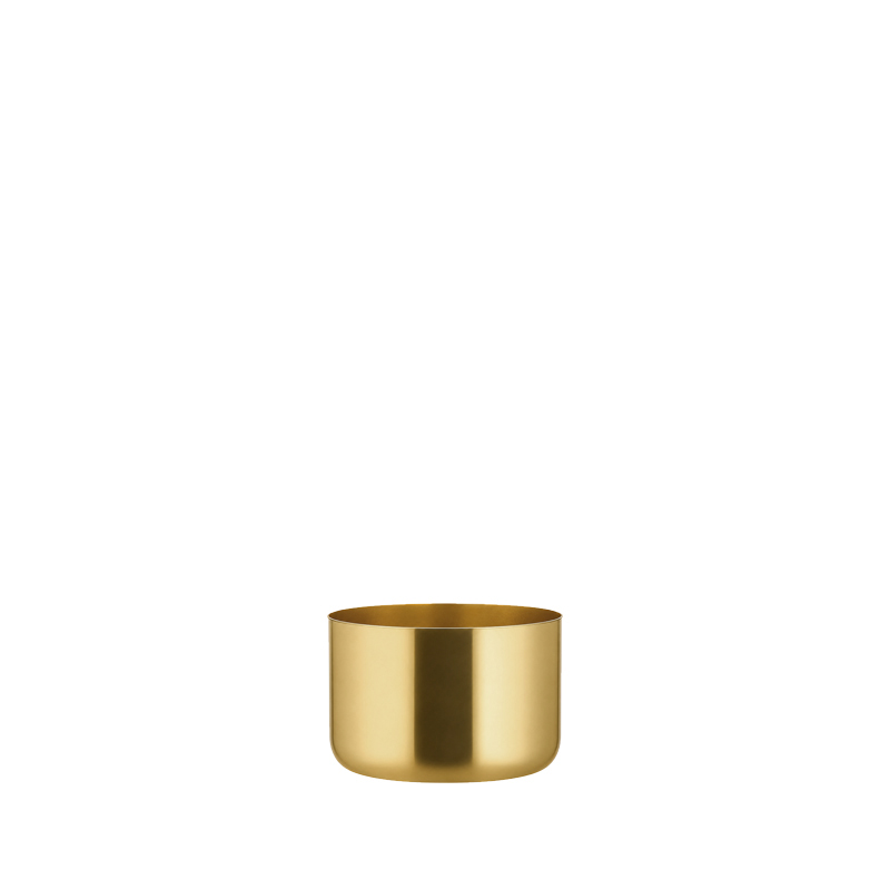 Kerzenschale Kerzenhalter Metall gold für Stumpenkerzen mieten Hochzeit, Feier, Event