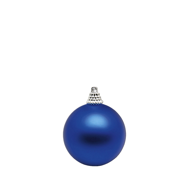 Weihnachtskugel | Kunststoff blau matt [mieten]