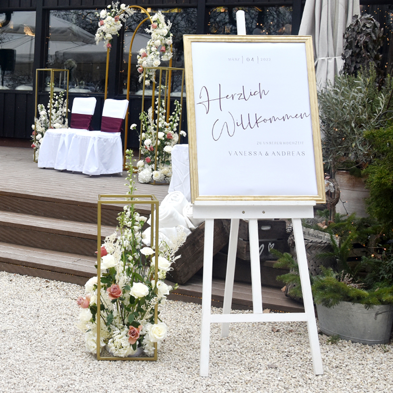 Blumenständer_Metallständer_hoch_stabil_gold_80cm_Blumendekoration_Hochzeit_Trauung_mieten_2
