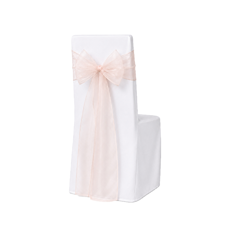 Schleifenband für Stuhlhusse | Organza 275x20cm |  altrosa dusty rose | Verleih Hochzeit Veranstaltung Geburtstag