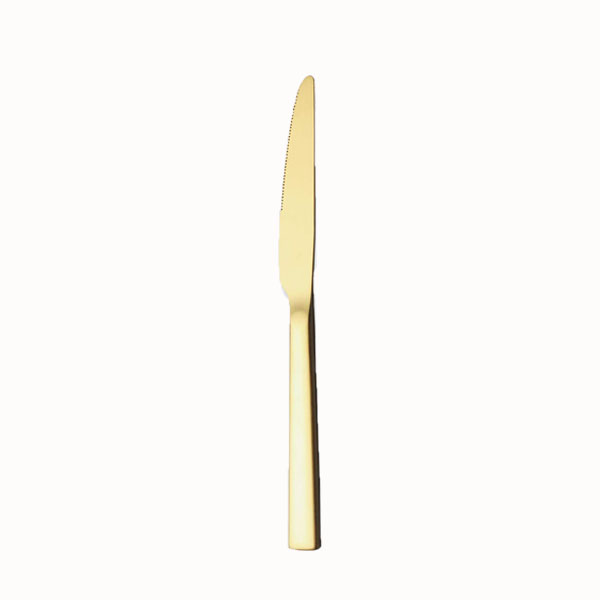 Messer gold Besteck mieten Hochzeit Veranstaltung