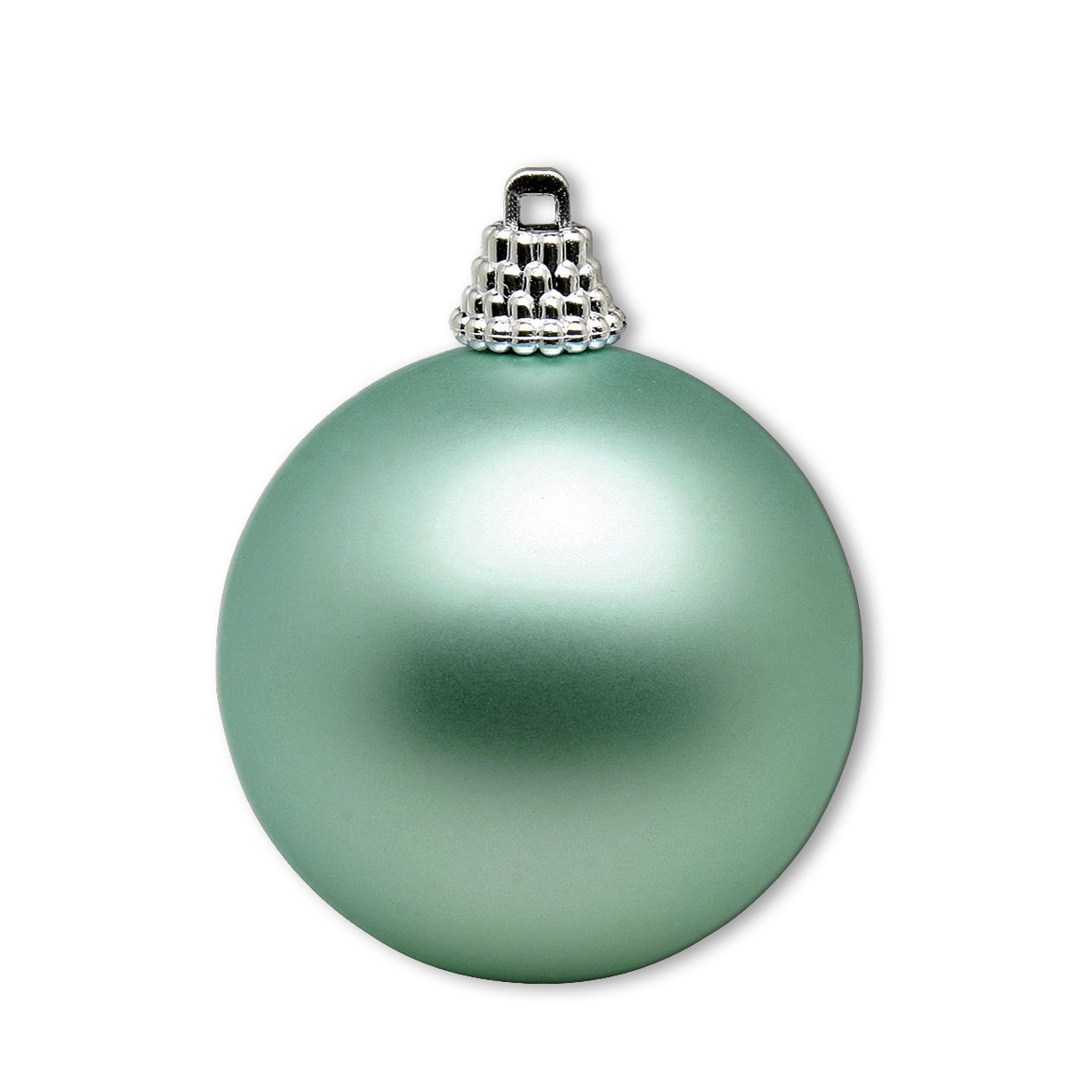 Weihnachtskugel | Kunststoff salbeigrün matt [mieten]